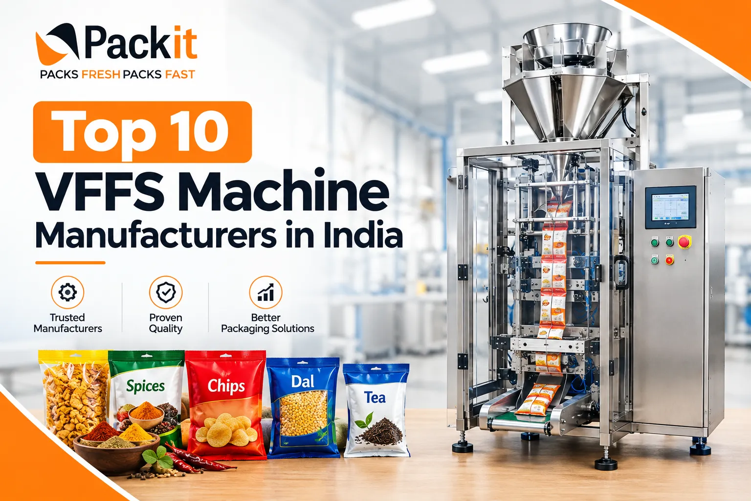 Top 10 VFFS Machine Manufacturers in India