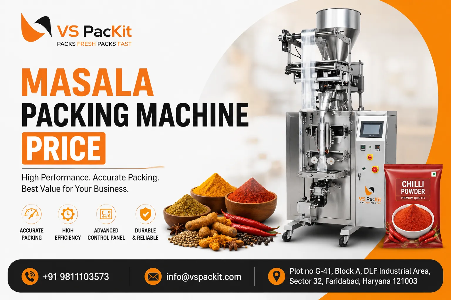 Masala Packing Machine Price