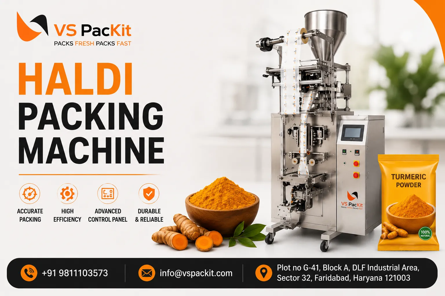 Haldi Packing Machine