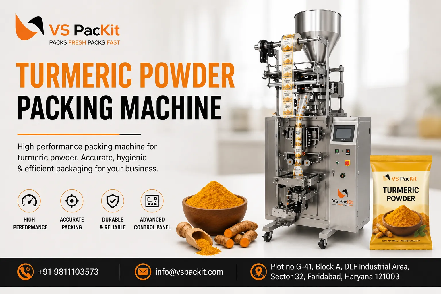 Turmeric Powder Packing Machine