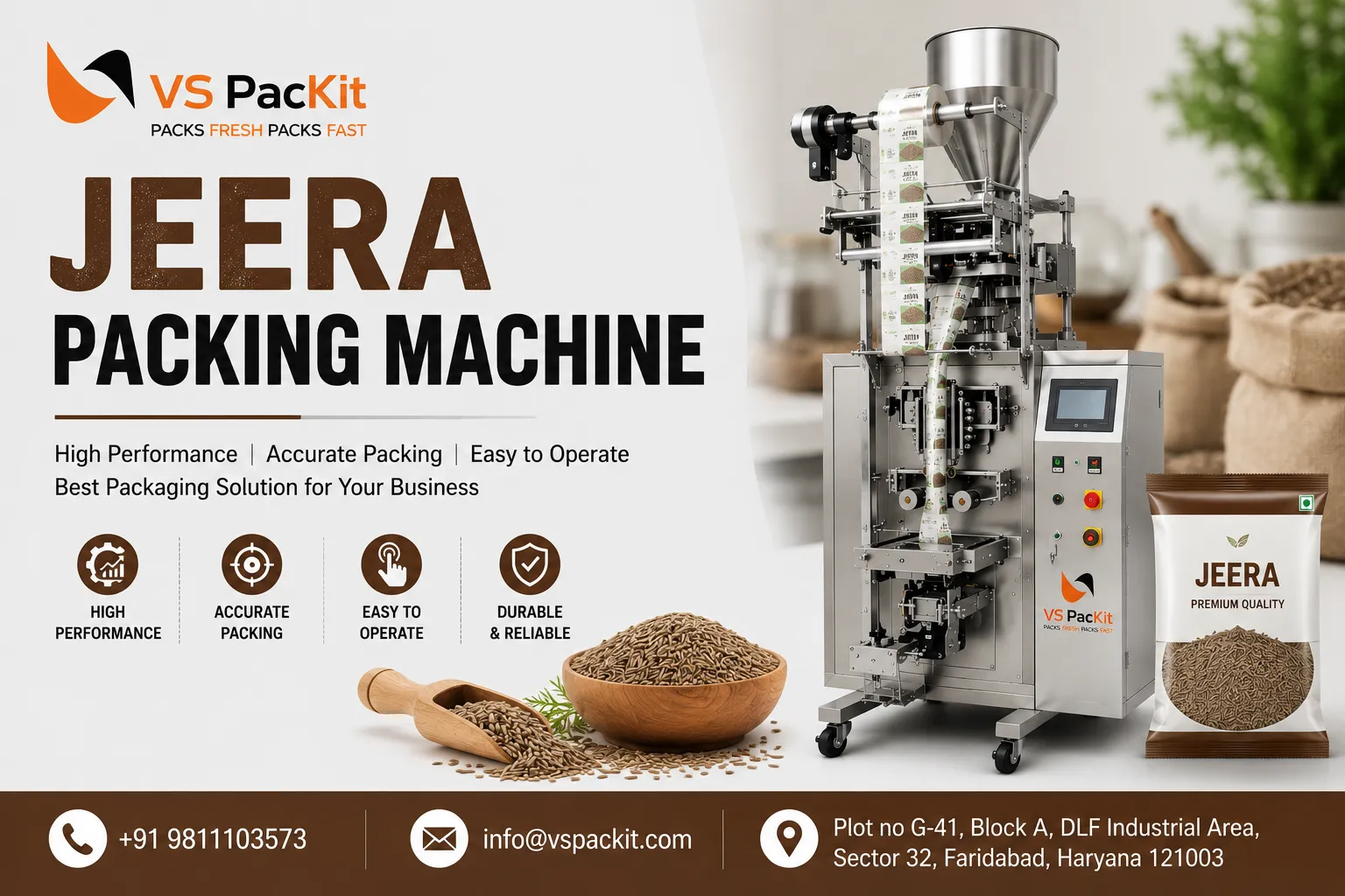 Jeera Packing Machine