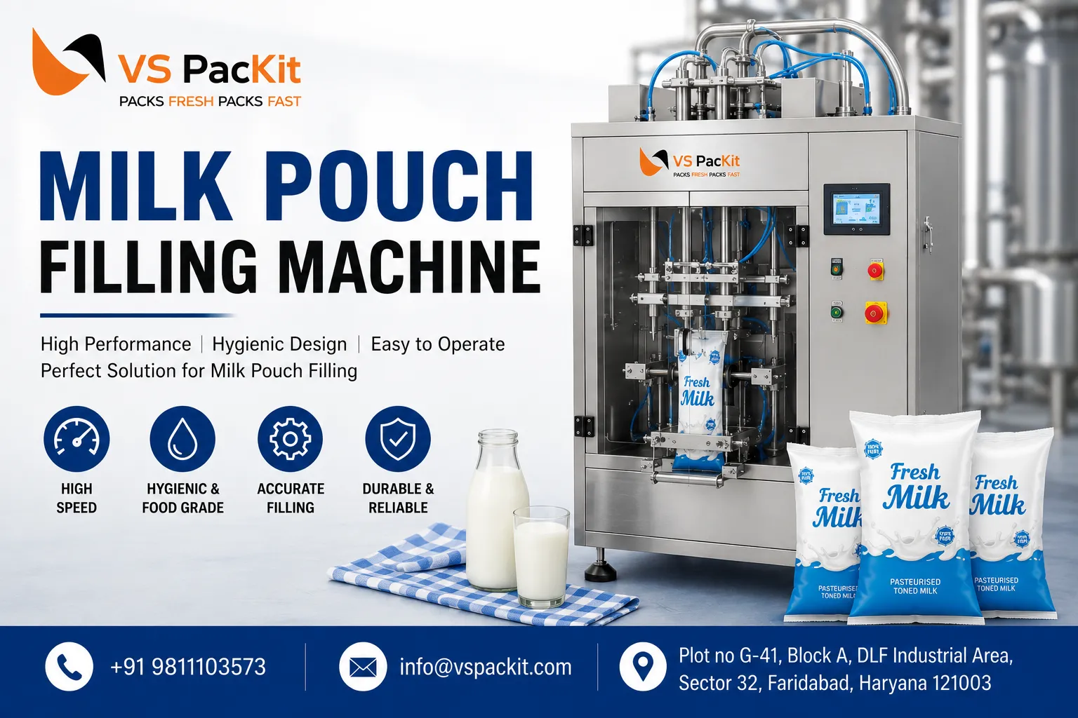 Milk Pouch Filling Machine