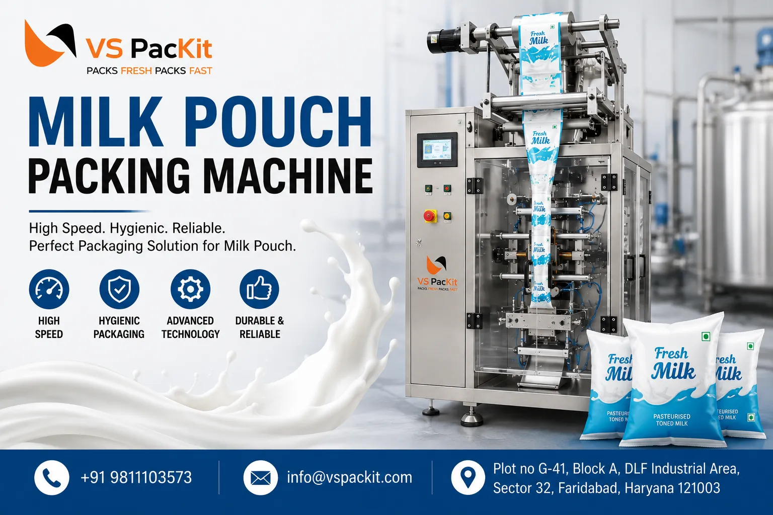 Milk Pouch Packing Machine