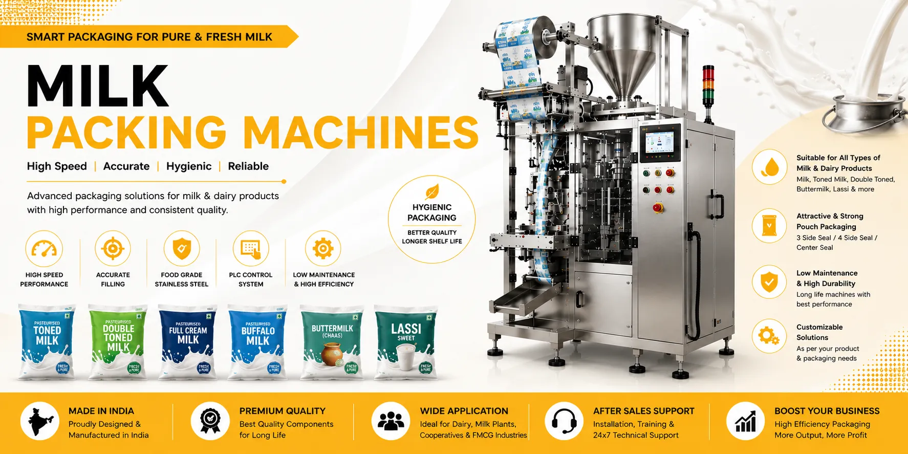 Milk Packing Machines