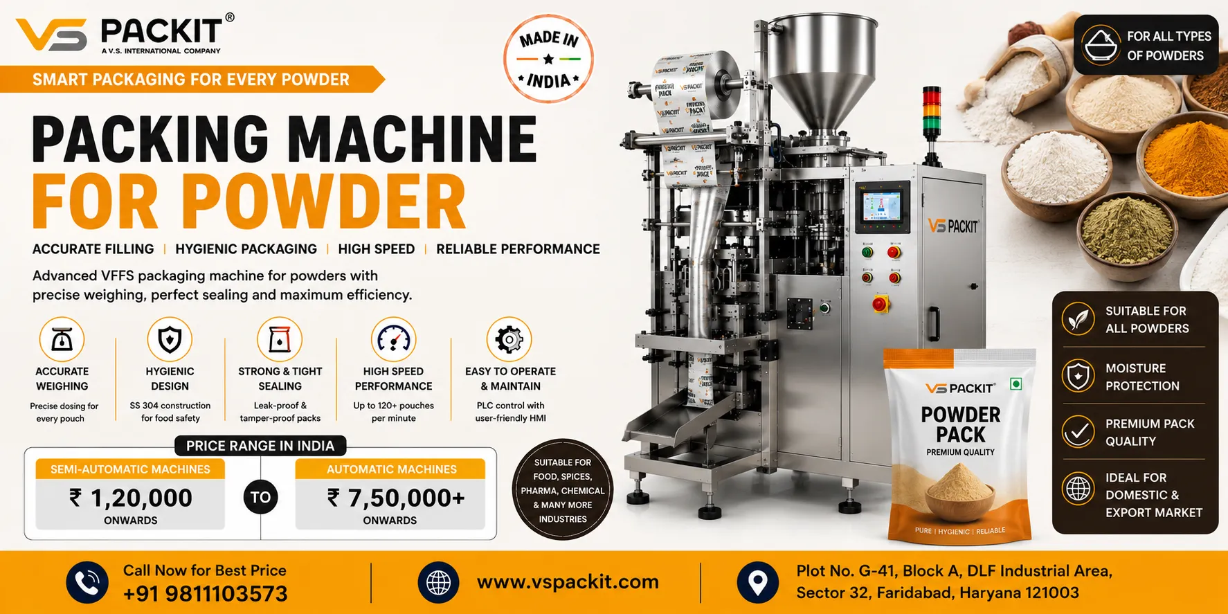 Packing Machine for Powder
