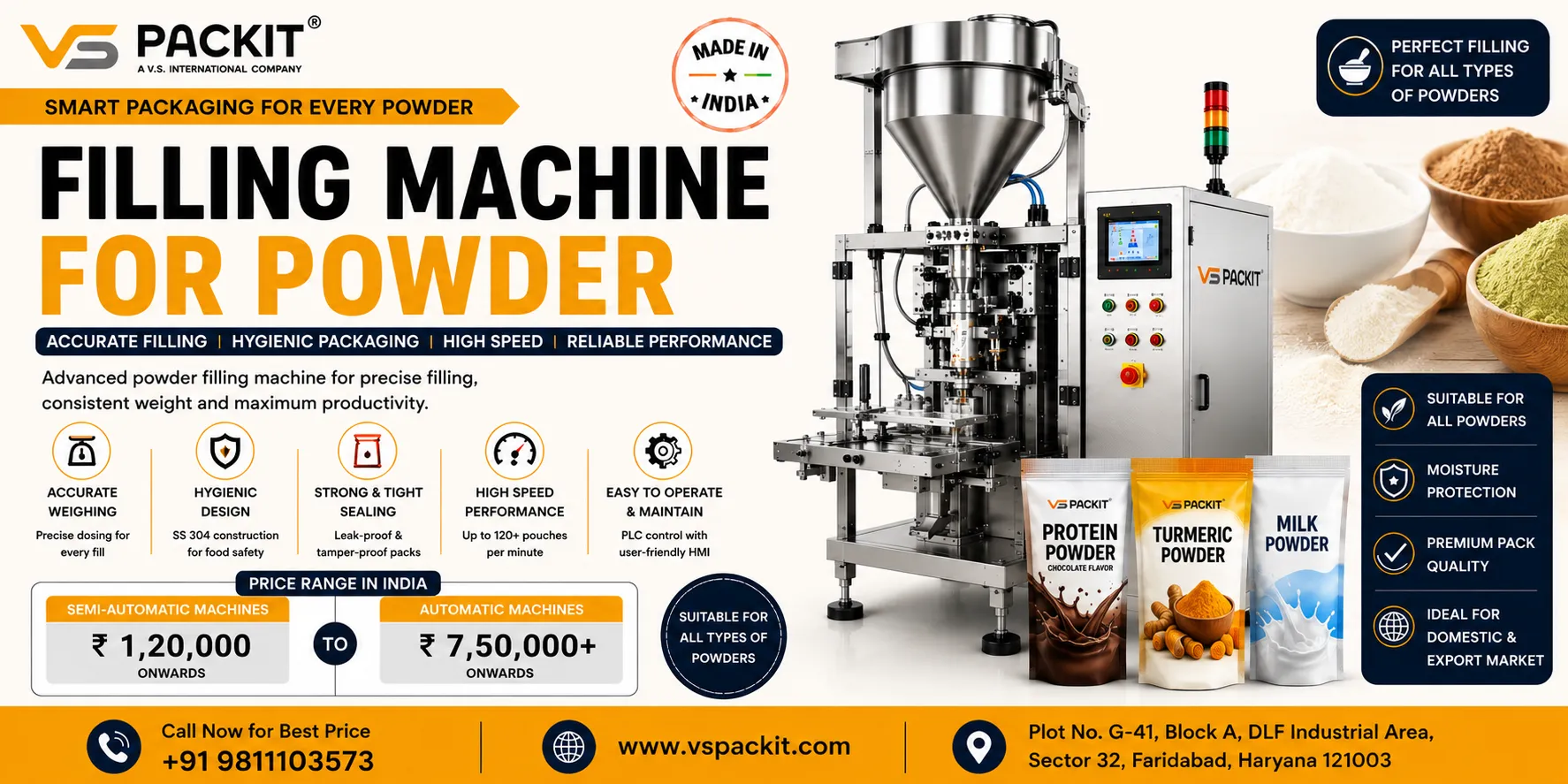Filling Machine For Powder