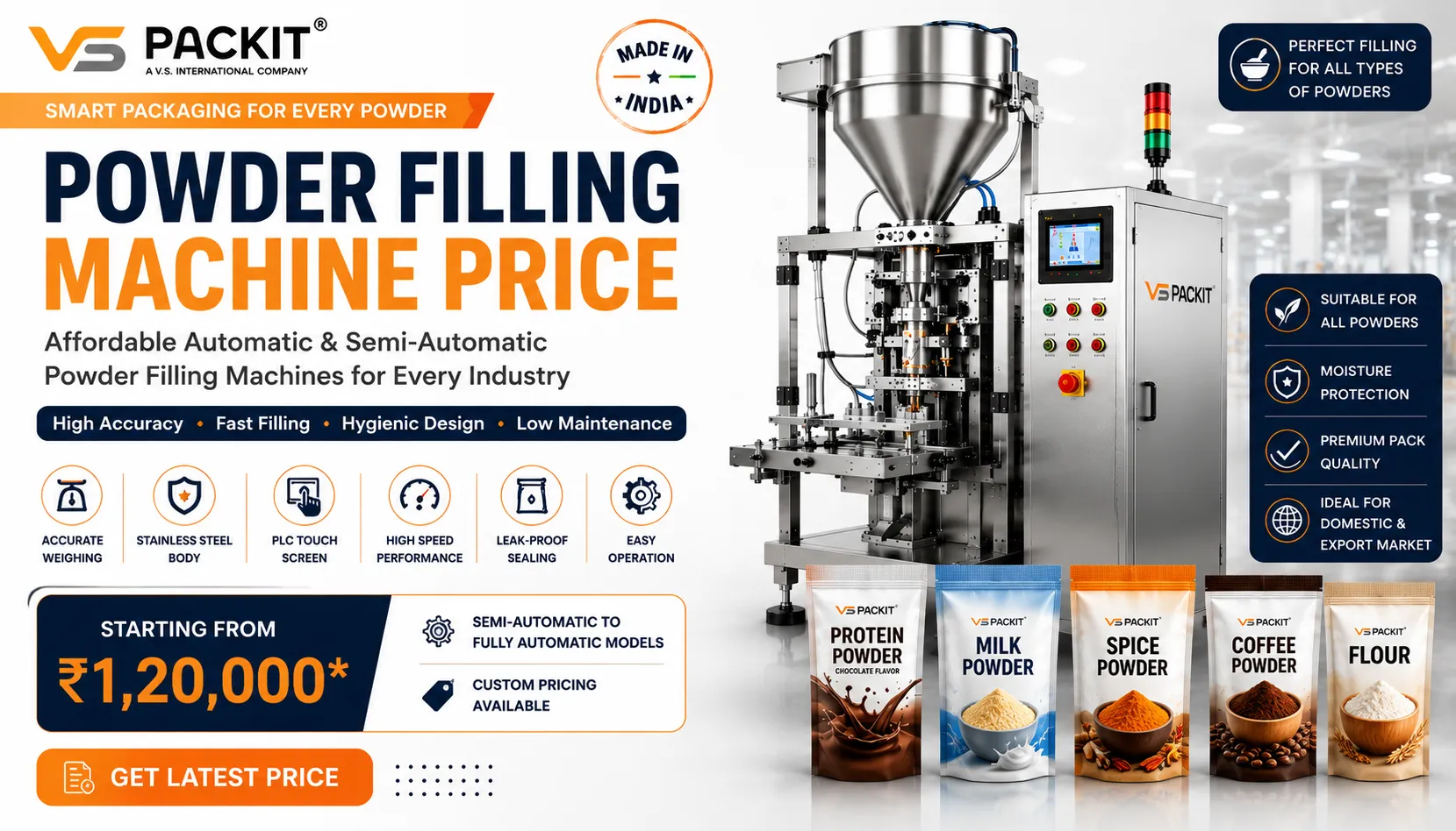Powder Filling Machine Price