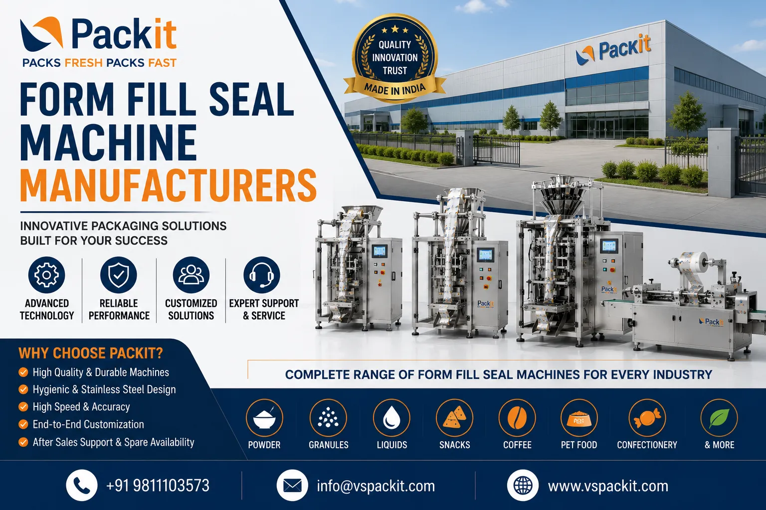 Form Fill Seal Machine Manufacturers