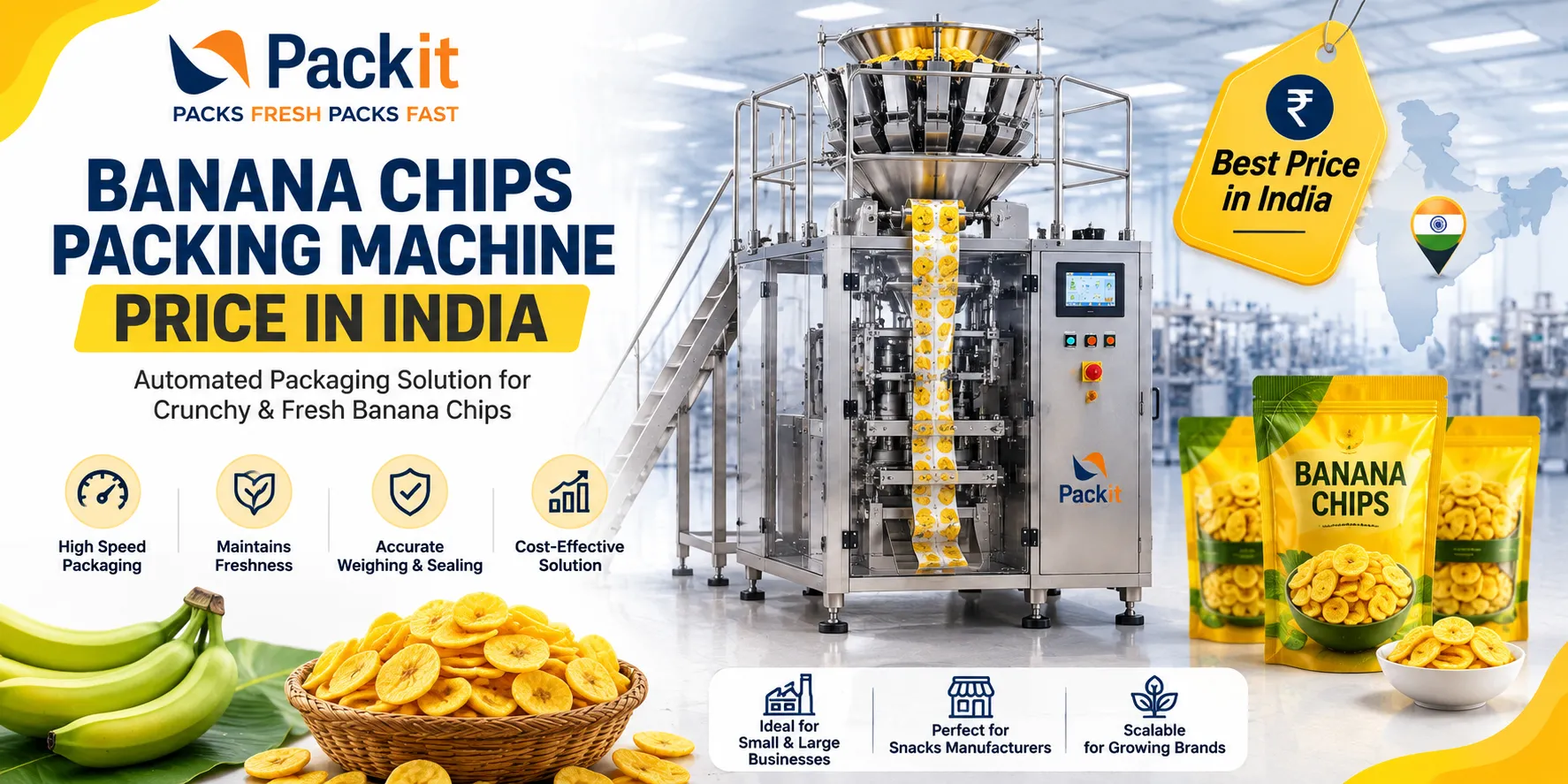 Banana Chips Packing Machine Price In India