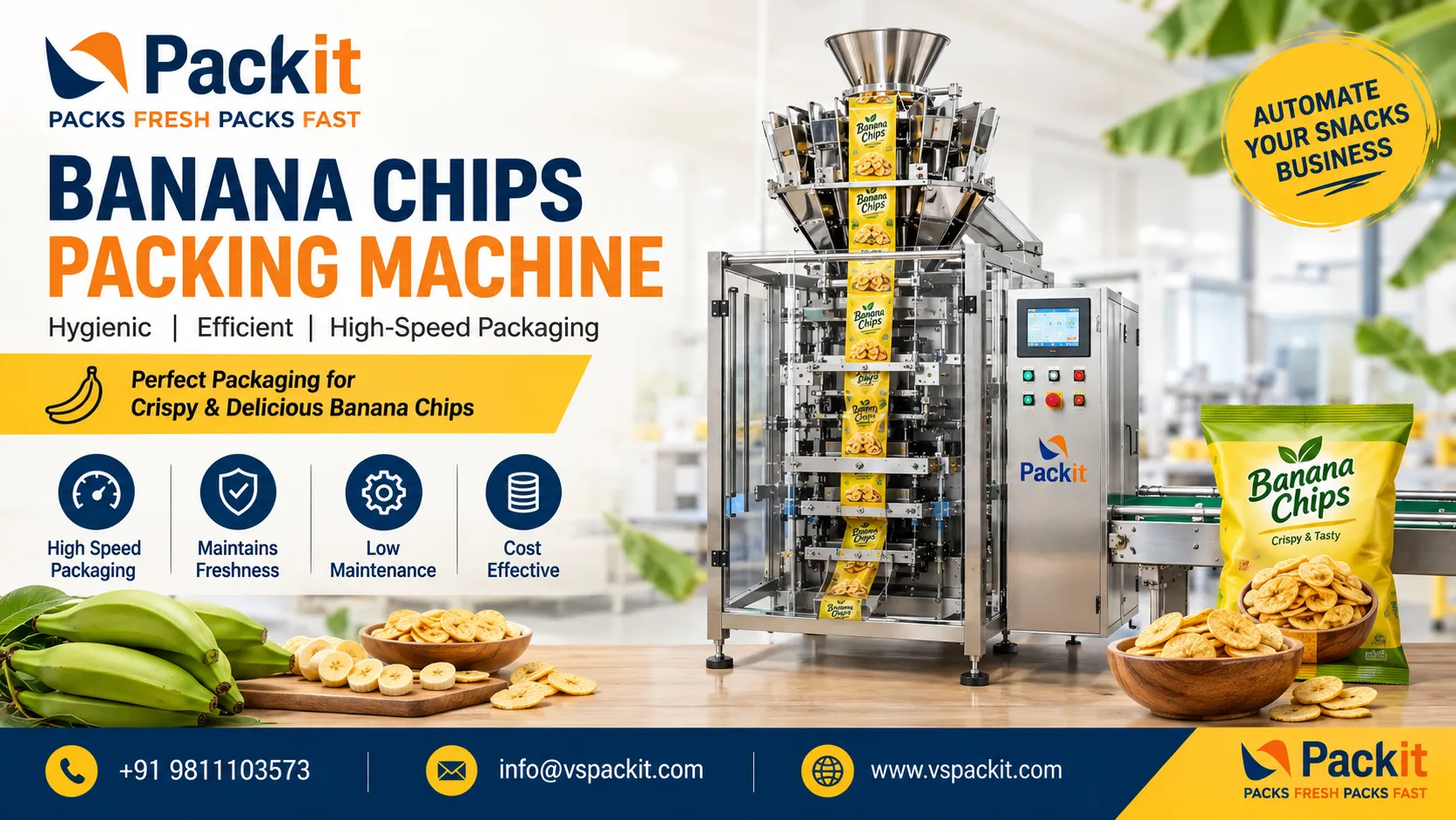 Banana Chips Packing Machine